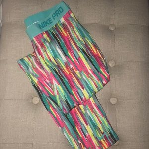 Nike Pro Colorful leggings